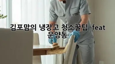 김포맘의 냉장고 청소꿀팁 🧊✨ (feat. 운양동)